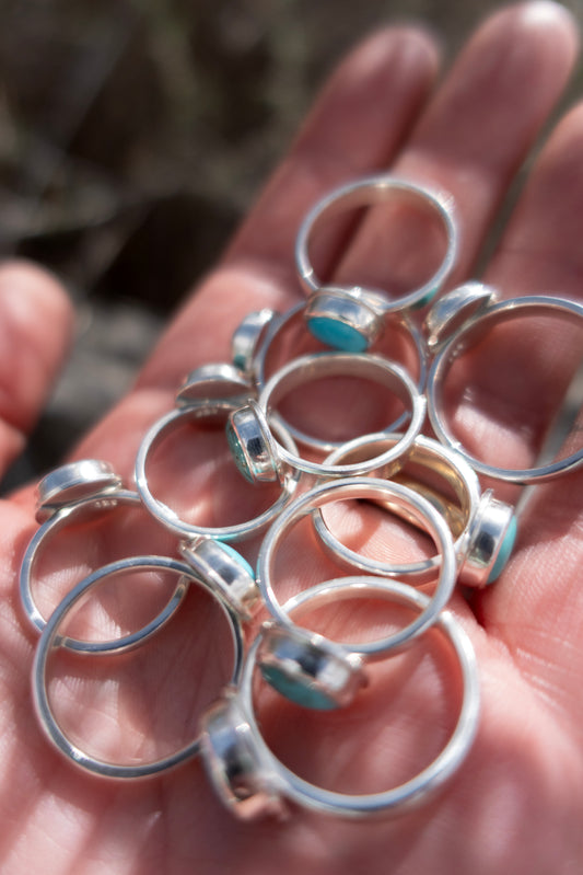 Dainty Turquoise Stackers