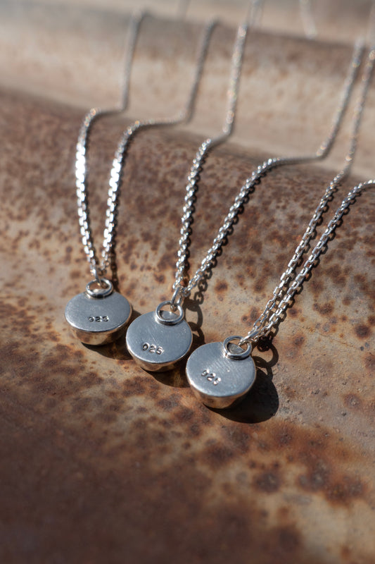 Handmade Fox Turquoise Charm - 20" Necklace