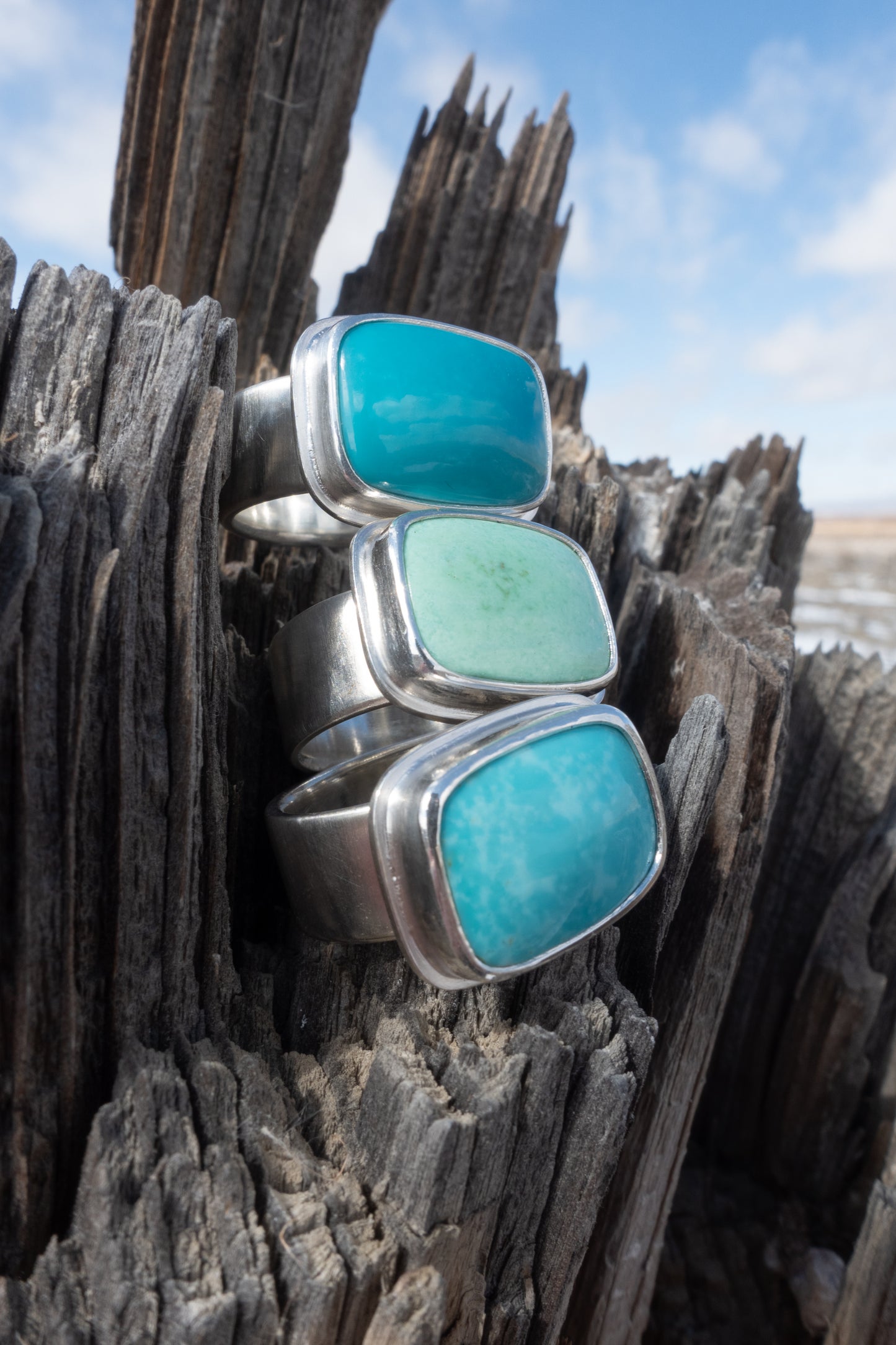 Custom Pillow Cut Cabochon Rings