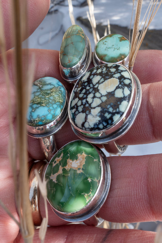 Spring Collector Statement Rings