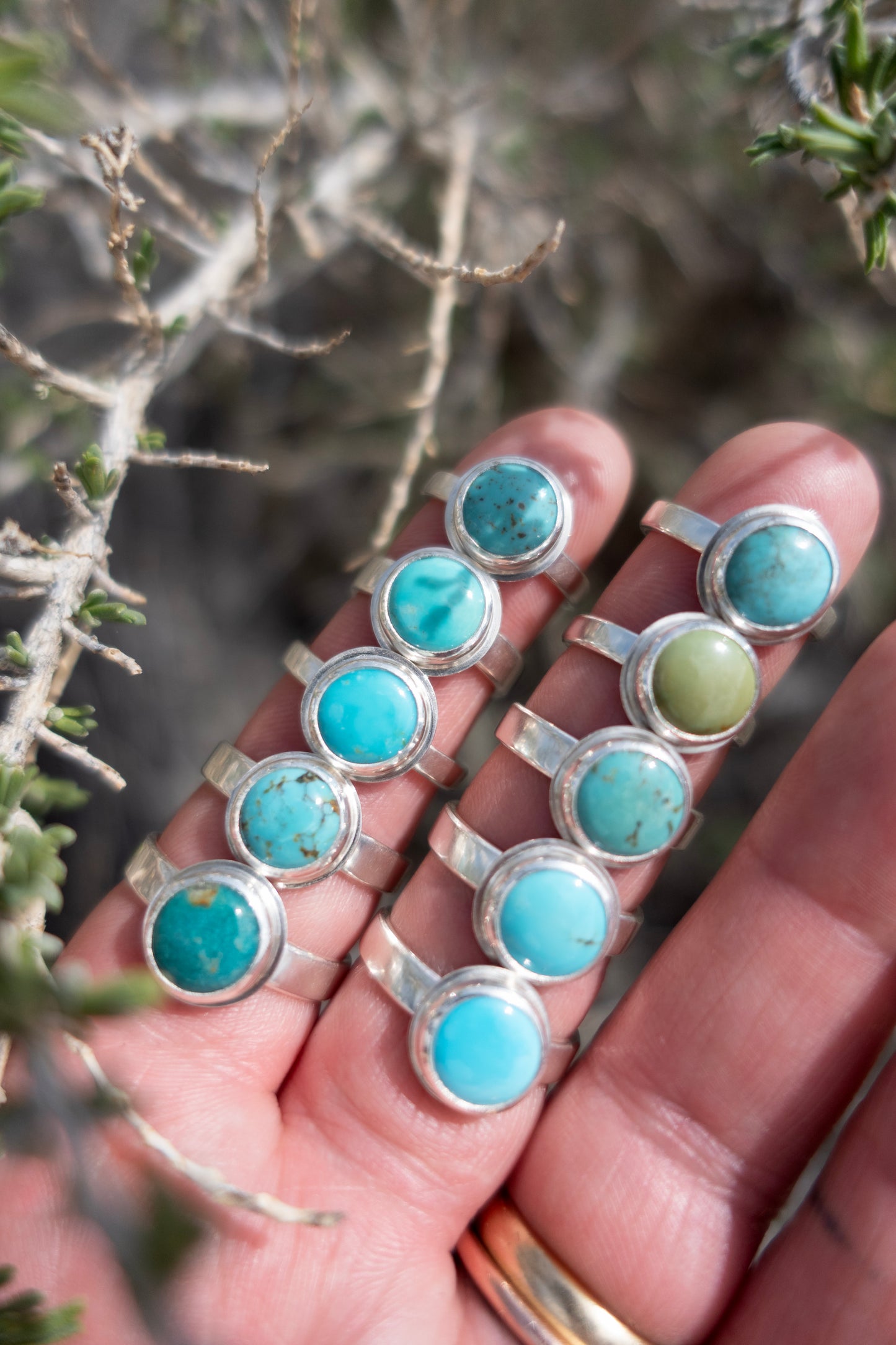 Dainty Turquoise Stackers