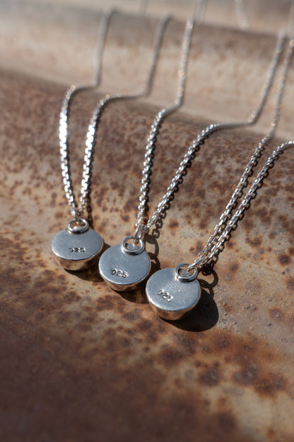 Handmade Fox Turquoise Charm - 20" Necklace