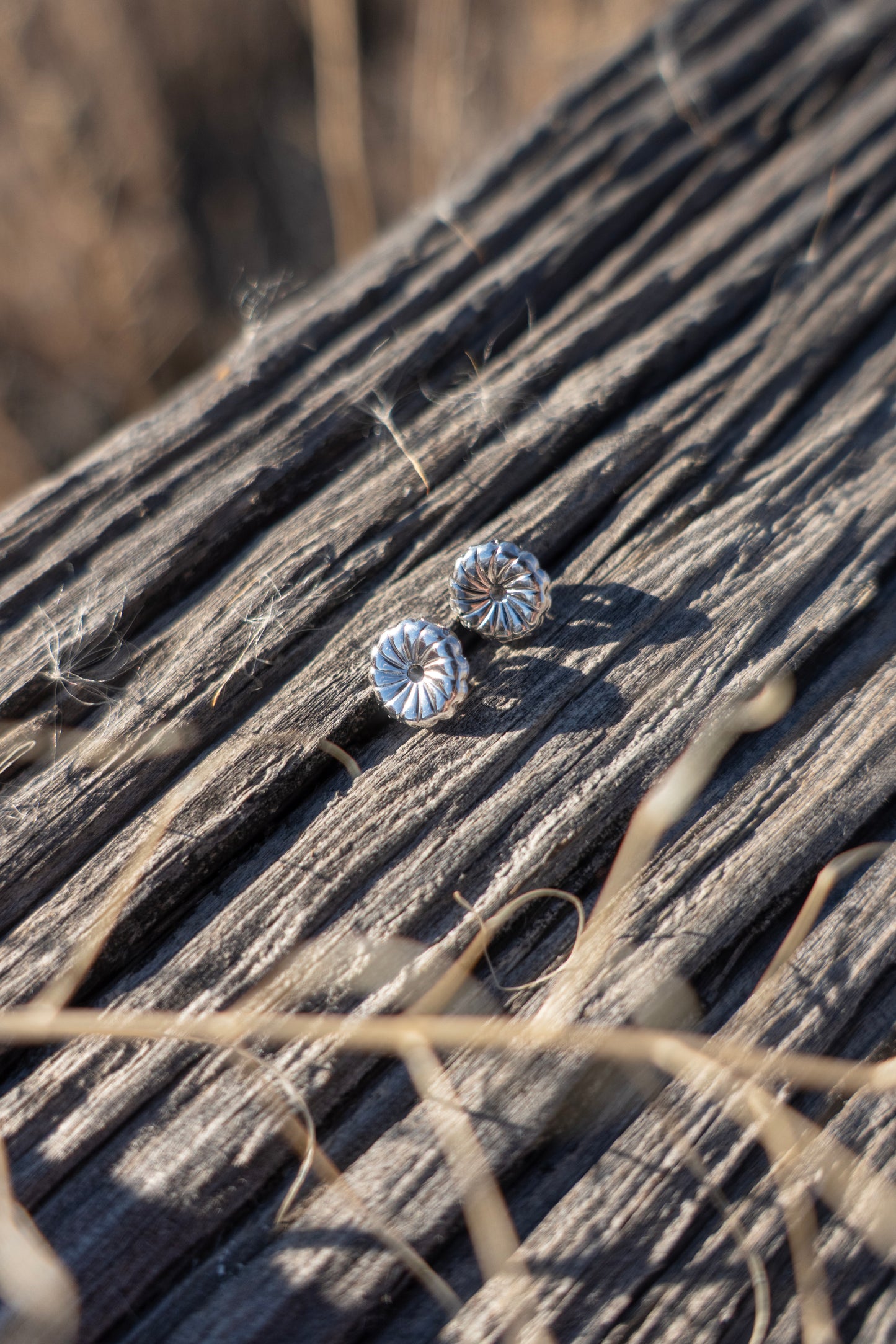 New Lander Variscite Oval Stud Earrings