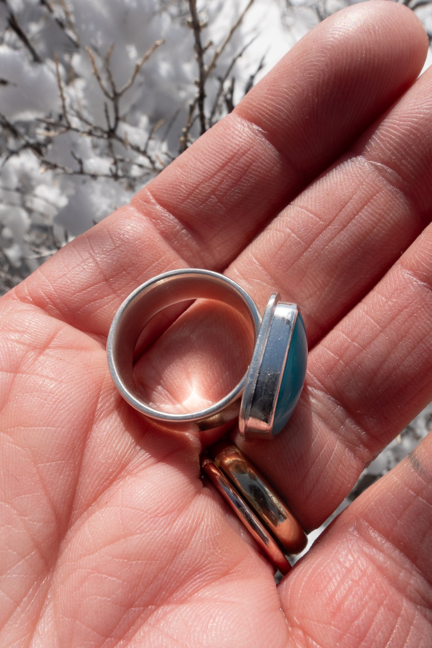 Custom Pillow Cut Cabochon Rings