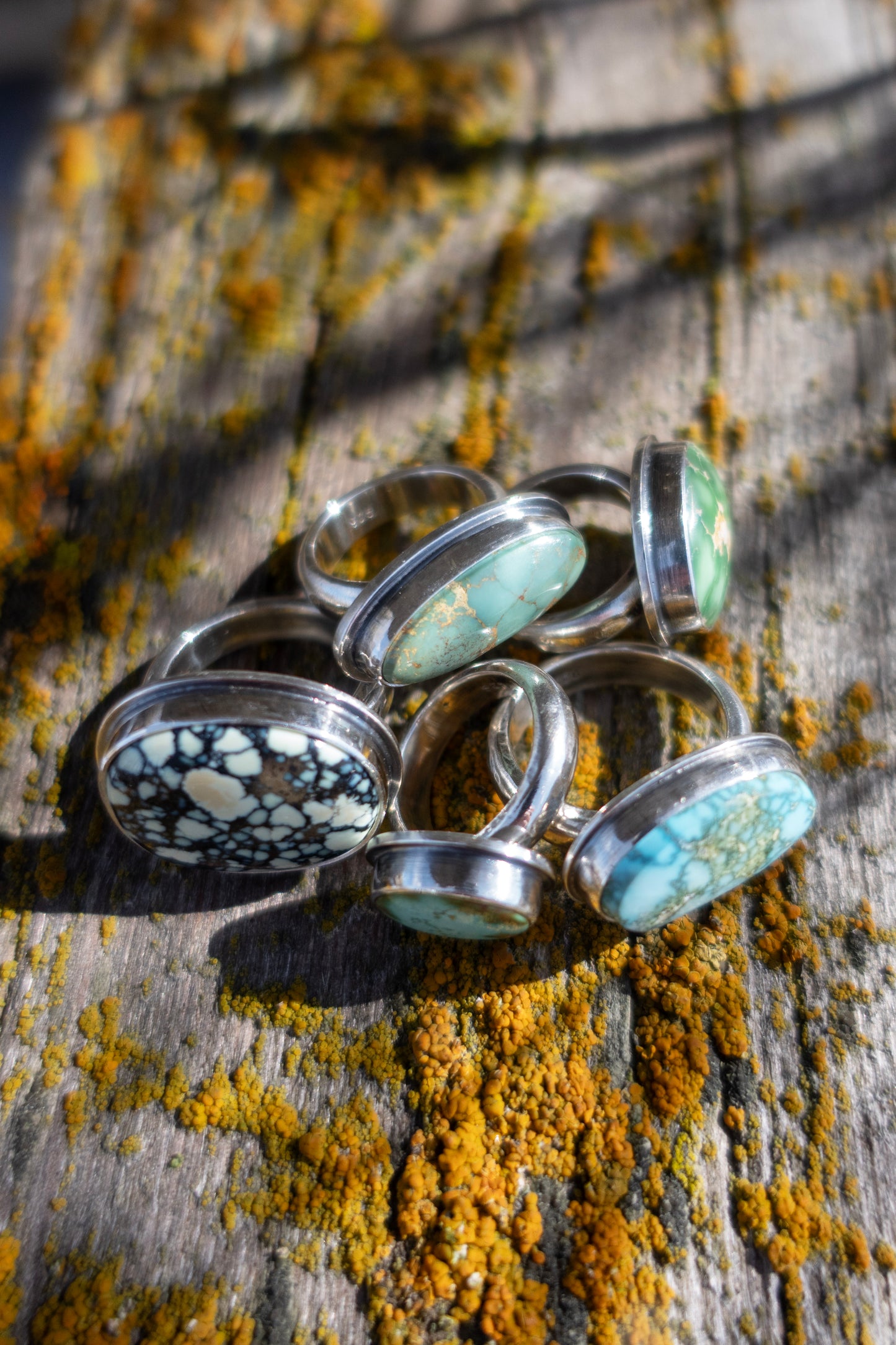Spring Collector Statement Rings