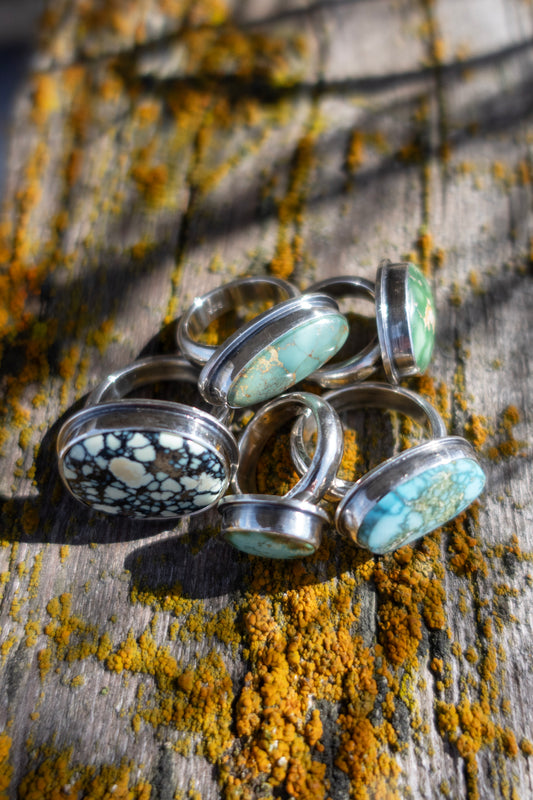 Spring Collector Statement Rings
