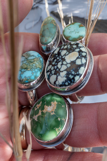 Spring Collector Statement Rings