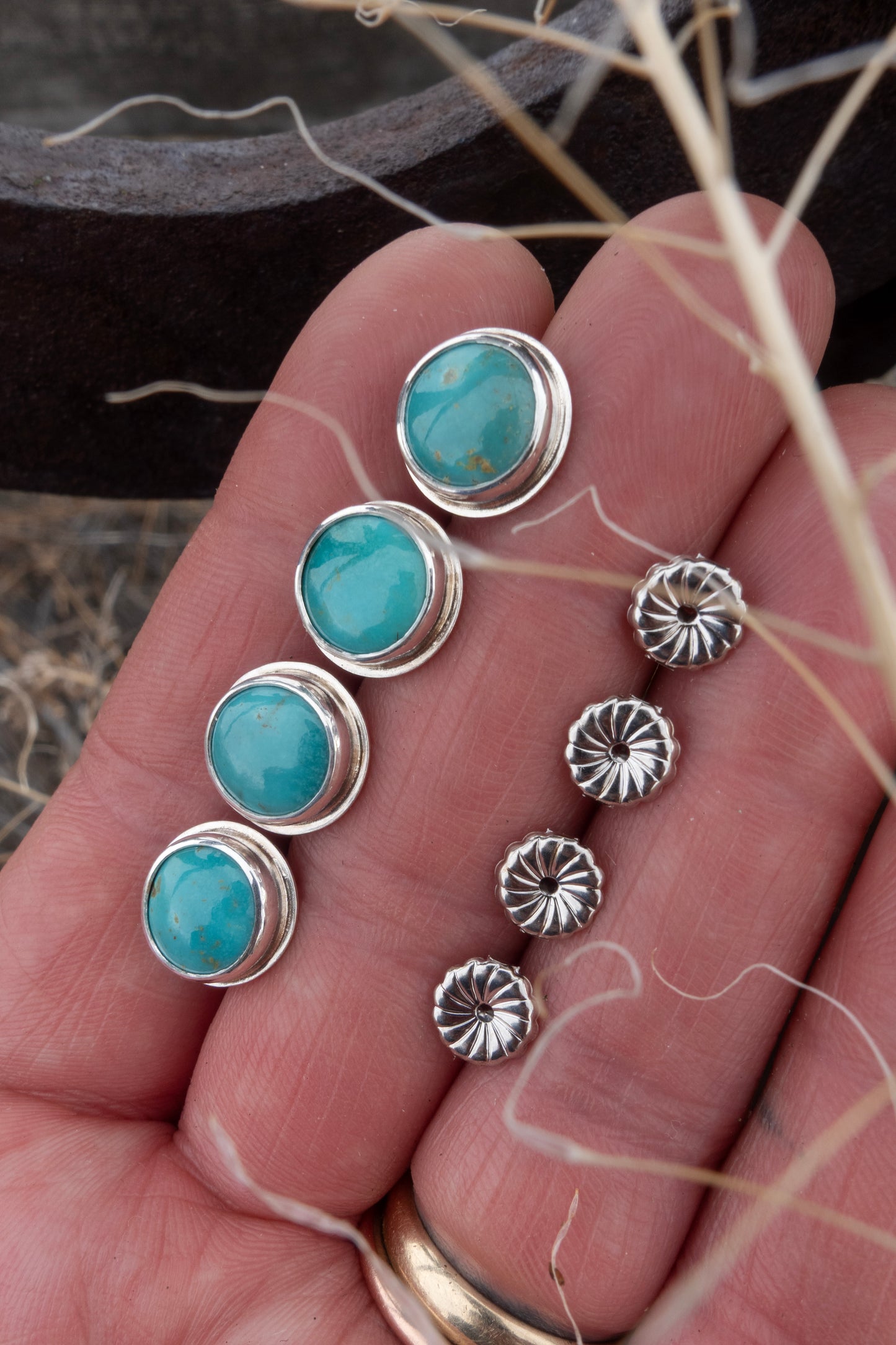 Round Sonoran Studs