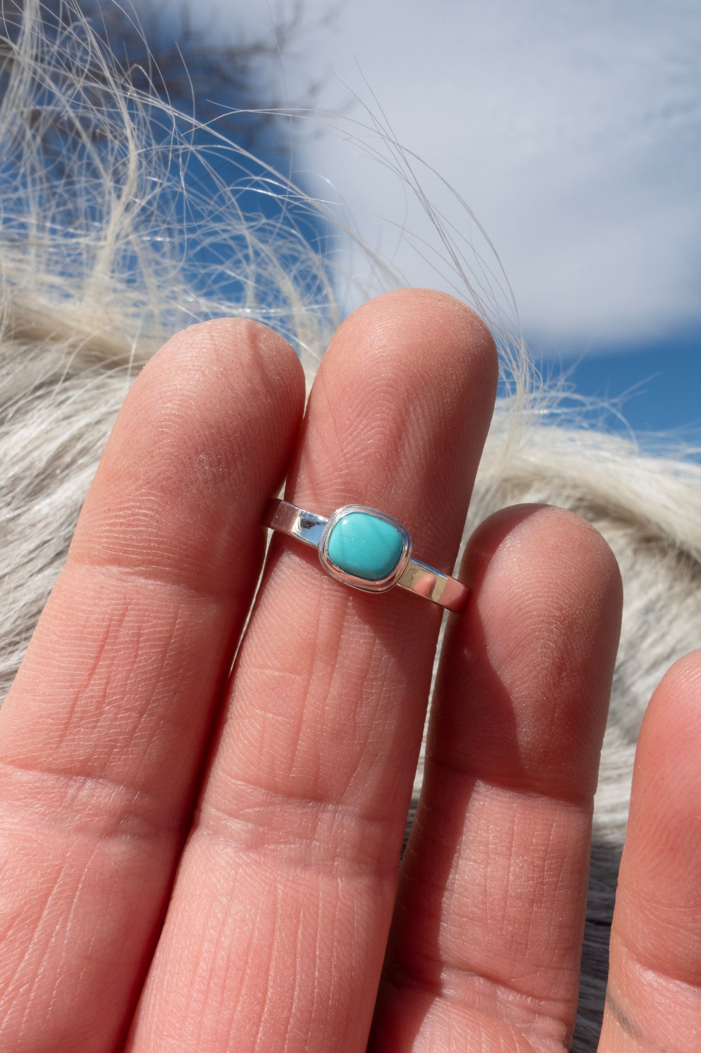 Sleeping Beauty Turquoise Rings